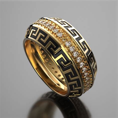 versace mens ring ebay|Versace men's wedding rings.